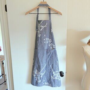 Stitch & Weft Home Essentials 100% Cotton Block print Floral Dandelion Apron
